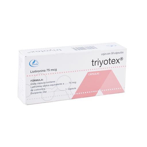 TRIYOTEX 75 mcg 30 Cápsula(s)