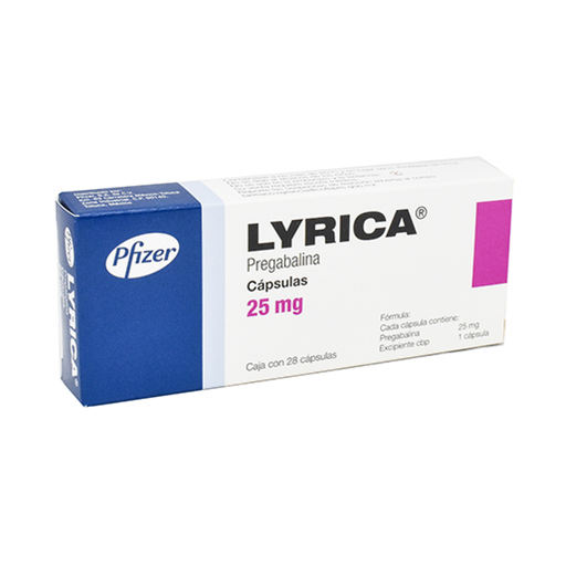 LYRICA 25 mg 28 Cápsula(s)