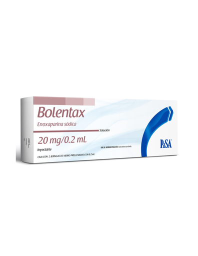BOLENTAX 20 mg 2 Jeringa