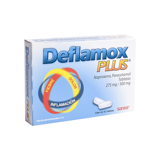 DEFLAMOX PLUS 275/300 mg 12 Tableta(s)
