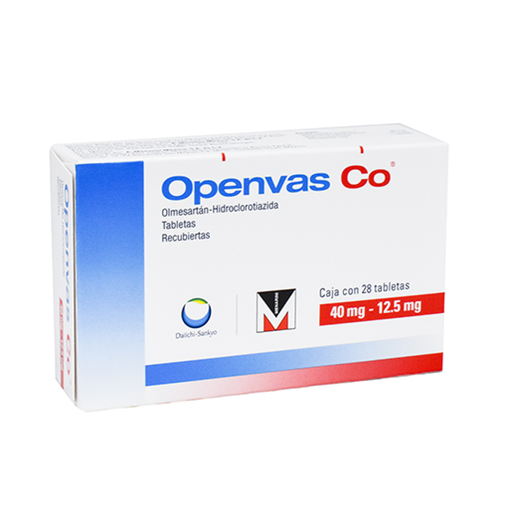 OPENVAS CO 12.5/40 mg 28 Tableta(s)