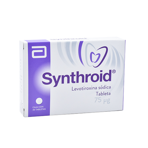 SYNTHROID 75 mcg 30 Tableta(s)