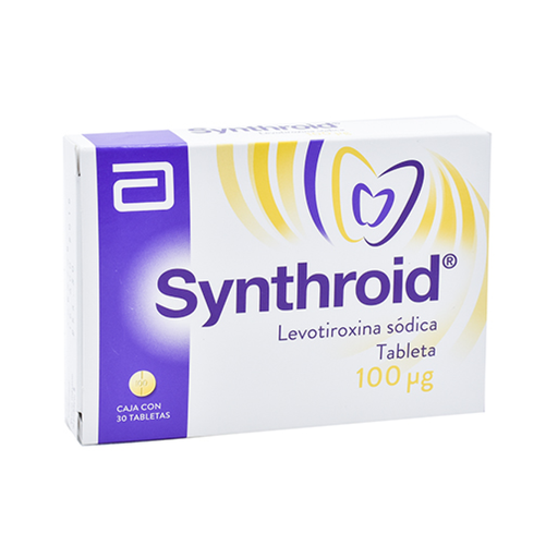 SYNTHROID 100 mcg 30 Tableta(s)