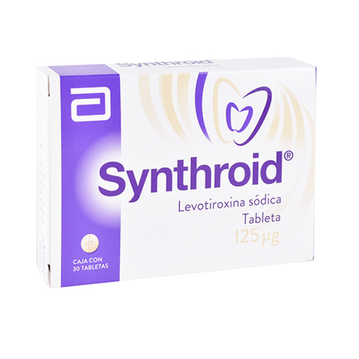 SYNTHROID 125 mcg 30 Tableta(s)