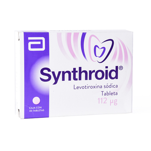 SYNTHROID 112 mcg 30 Tableta(s)