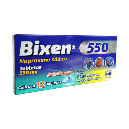 BIXEN 550 mg 12 Tableta(s)