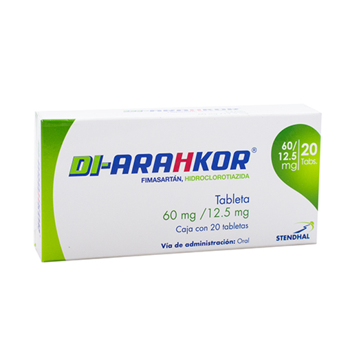 DI-ARAHKOR 60/12.5 mg 20 Tableta(s)