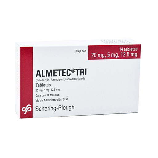 ALMETEC TRI 5/12.5/20 mg 14 Tableta(s)