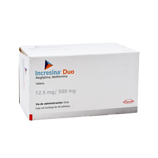 INCRESINA DUO 12.5/500 mg 56 Tableta(s)