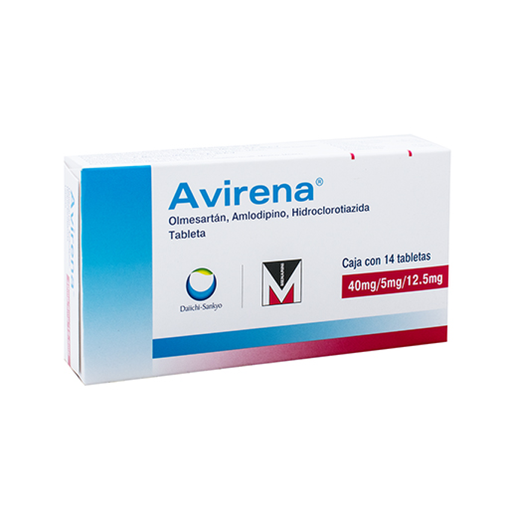 AVIRENA 5/12.5/40 mg 14 Tableta(s)
