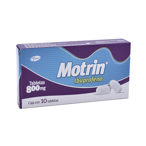 MOTRIN 800 mg 10 Tableta(s)