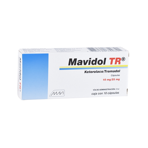 MAVIDOL TR 10/25 mg 10 Cápsula(s)