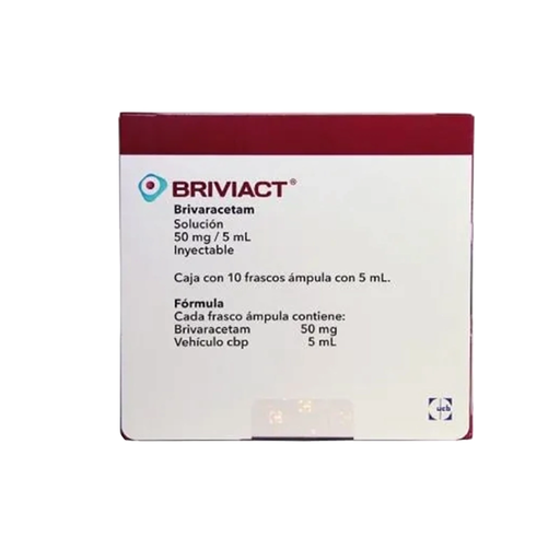 BRIVIACT 50 mg/5 ml 10 Frasco Ámpula