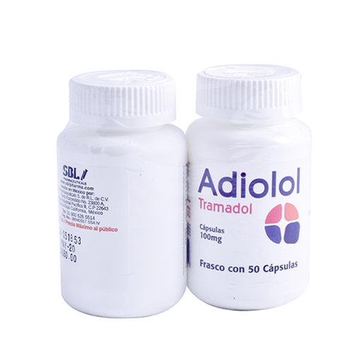 ADIOLOL 100 mg 100 Cápsula(s)