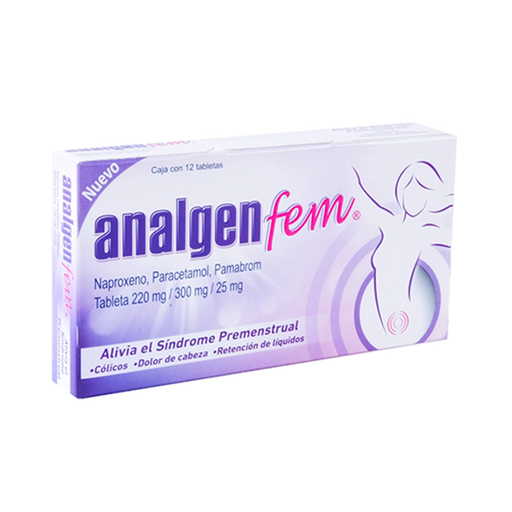 ANALGEN FEM 220/300/25 mg 12 Tableta(s)