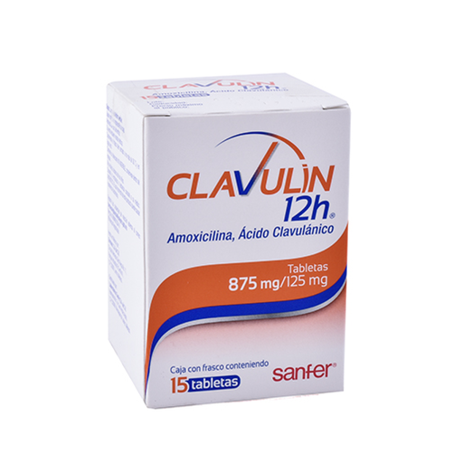 CLAVULIN 12H 875/125 mg 15 Tableta(s)