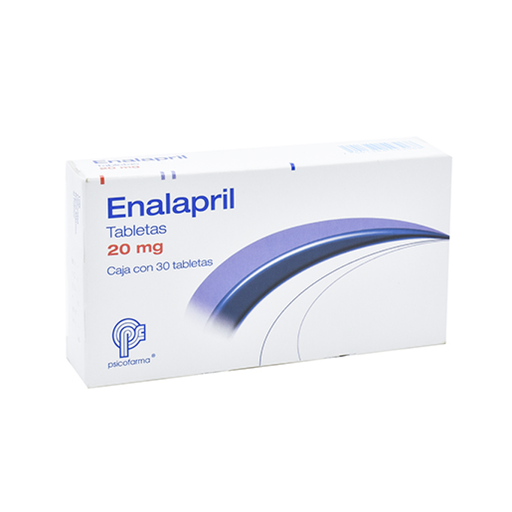 ENALAPRIL 20 mg 30 Tableta(s)
