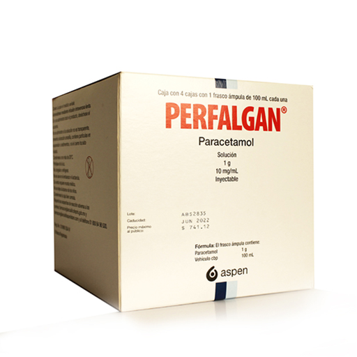 PERFALGAN 1 g/100 ml 4 Frasco Ámpula