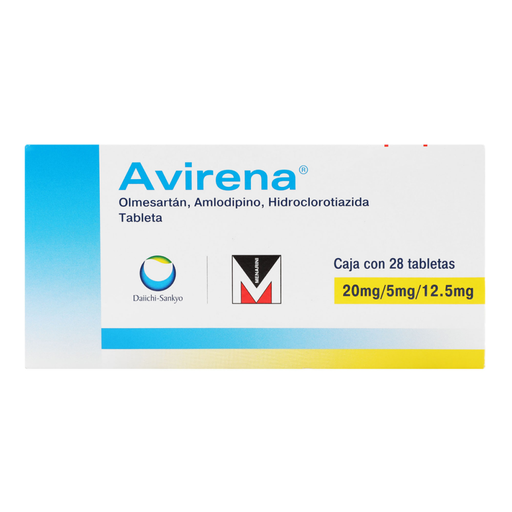 AVIRENA 5/12.5/20 mg 28 Tableta(s)