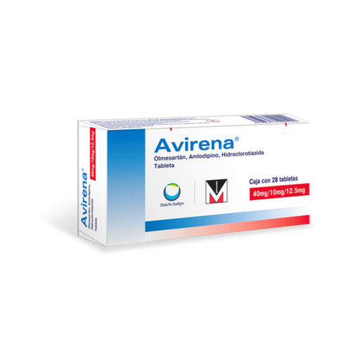 AVIRENA 10/12.5/40 mg 28 Tableta(s)