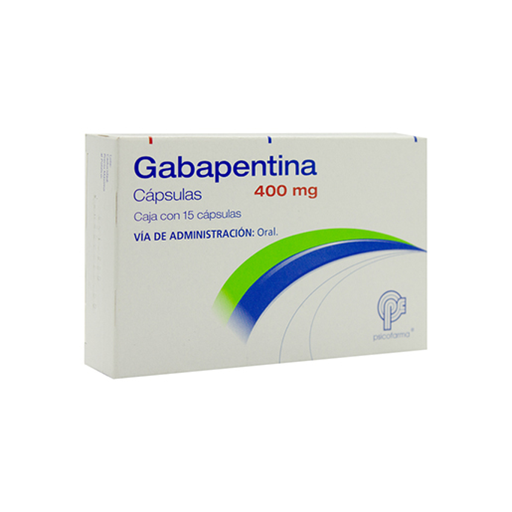 GABAPENTINA 400 mg 15 Cápsula(s)