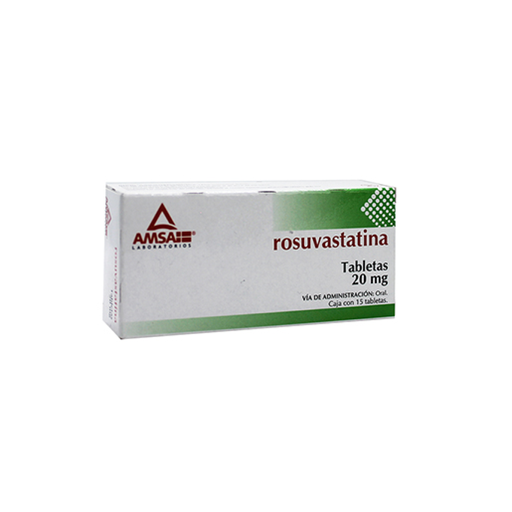 ROSUVASTATINA 20 mg 15 Tableta(s)