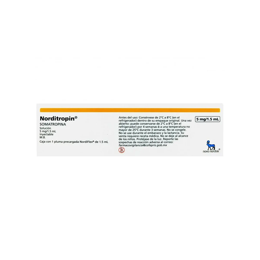 NORDITROPIN 5 mg 1 Pluma