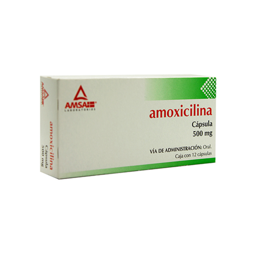 AMOXICILINA 500 mg 12 Cápsula(s)