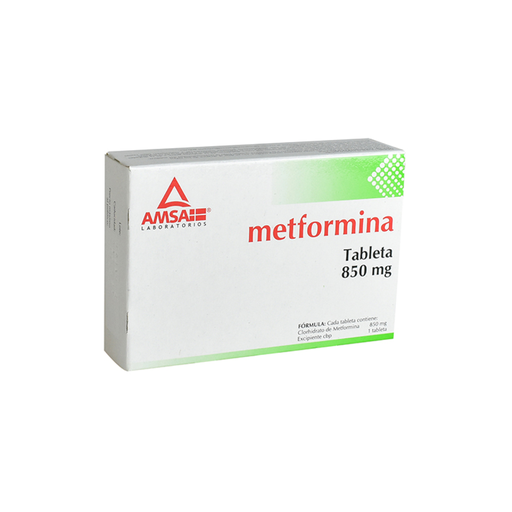 METFORMINA 850 mg 30 Tableta(s)
