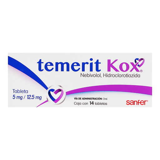 TEMERIT KOX 5 mg/12.5 mg 14 Tableta(s)