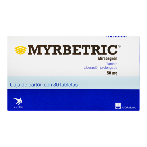 MYRBETRIC LP 50 mg 30 Tableta(s)