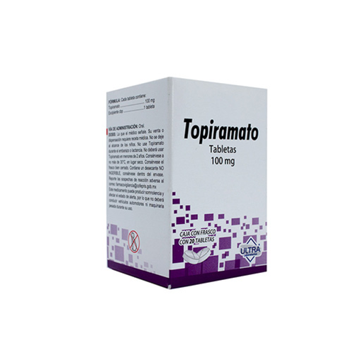 TOPIRAMATO 100 mg 20 Tableta(s)