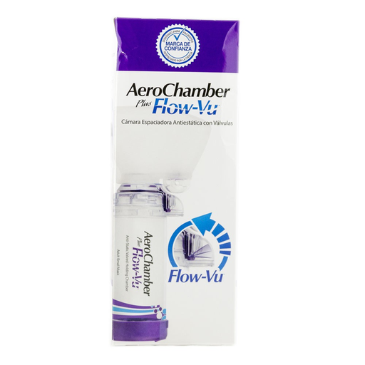 AEROCHAMBER PL FLOW-VU ADULTO CH - 1 Pieza