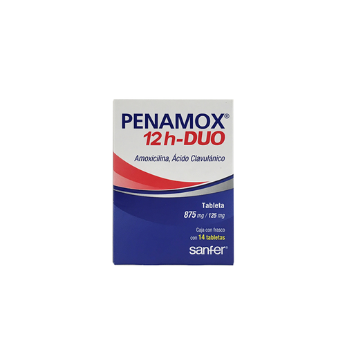 PENAMOX 12H DUO 875/125 mg 14 Tableta(s)