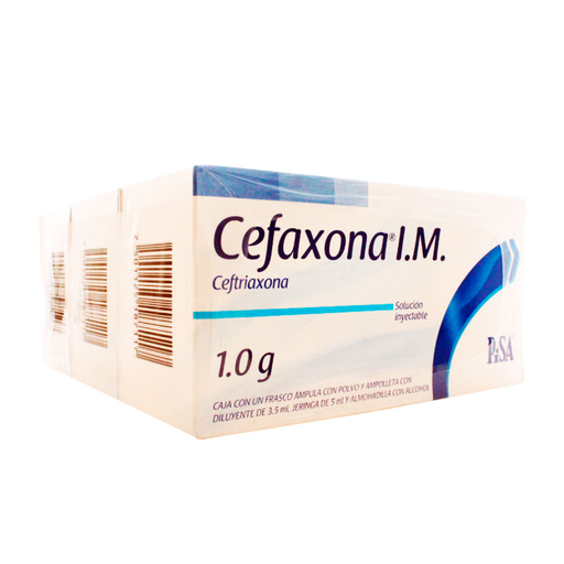 CEFAXONA I.M.3PACK 1 g/3.5 ml 3 Frasco Ámpula