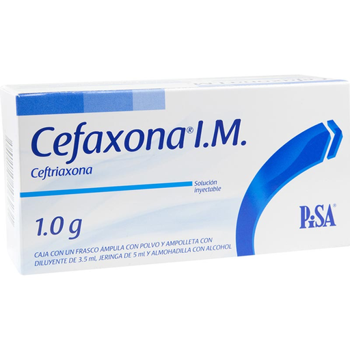 CEFAXONA I.M. 5PACK 1 g/3.5 ml 5 Frasco Ámpula