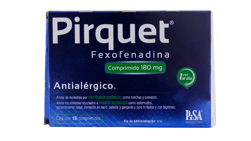 PIRQUET 180 mg 10 Comprimido(s)
