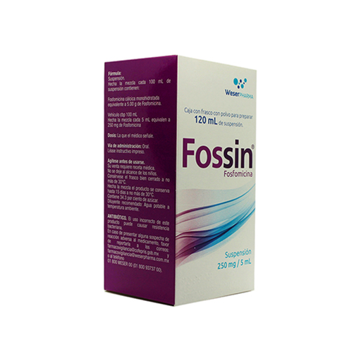 FOSSIN 250 mg/5 ml 120 Mililitro
