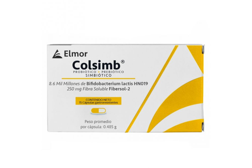 COLSIMB 250 mg 15 Cápsula(s)