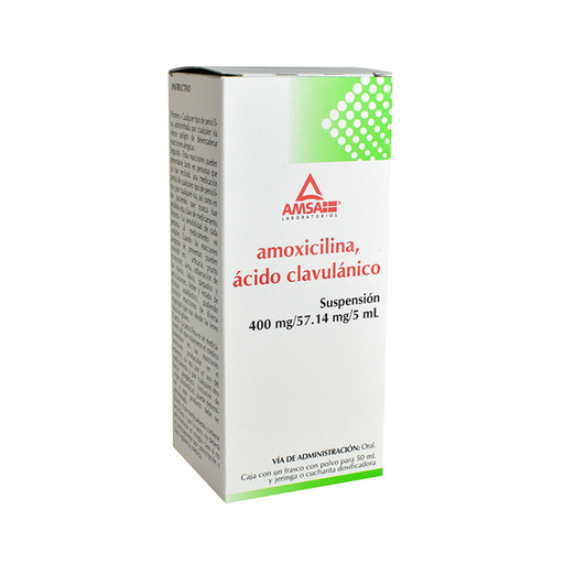 AMOXILINA - ACIDO CLAVULANICO 400/57 mg/5 ml 50 Mililitro