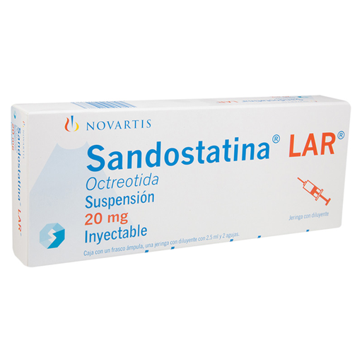 SANDOSTATINA LAR 20 mg 1 Jeringa