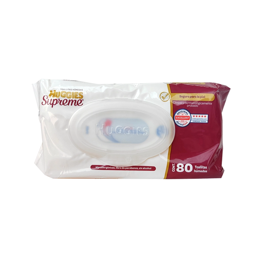TOALLITAS HUGGIES SUPREM - 80 Toallitas Húmedas