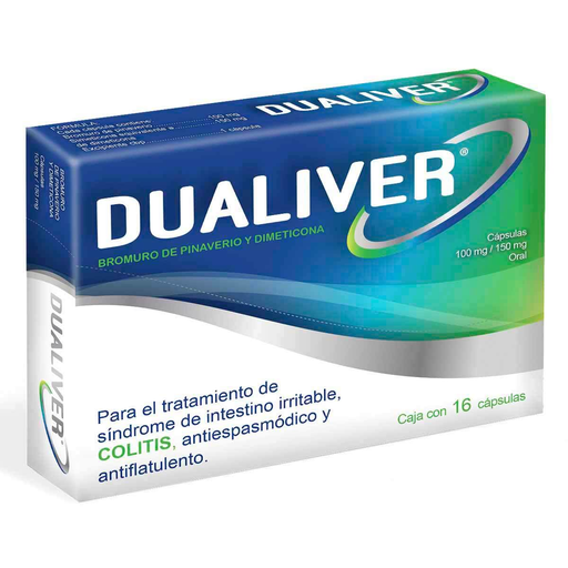 DUALIVER 100/150 mg 16 Cápsula(s)