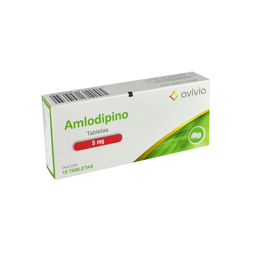 AMLODIPINO 5 mg 10 Tableta(s)