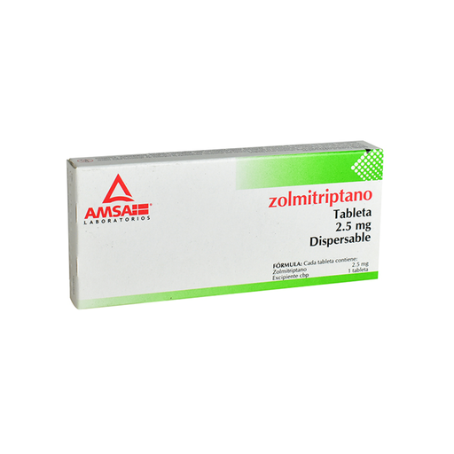 ZOLMITRIPTAN 2.5 mg 2 Tableta(s)