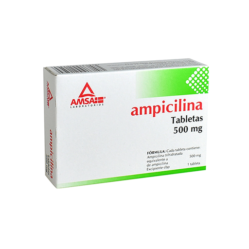 AMPICILINA 500 mg 20 Tableta(s)
