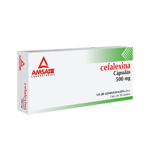 CEFALEXINA 500 mg 20 Cápsula(s)