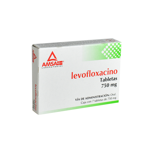 LEVOFLOXACINO 750 mg 7 Tableta(s)