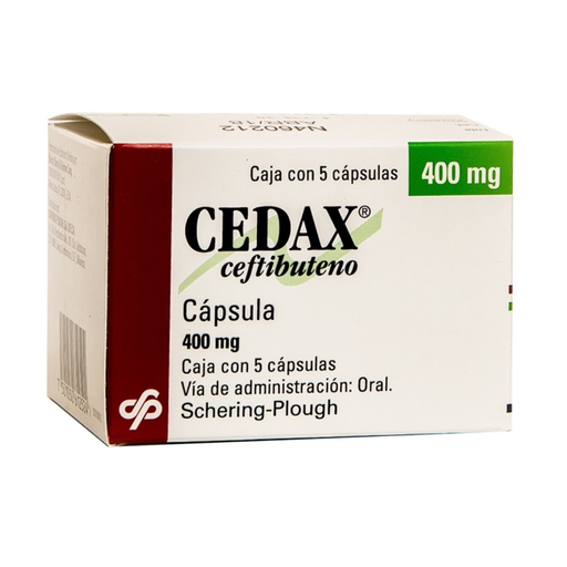 CEDAX 400 mg 5 Cápsula(s)