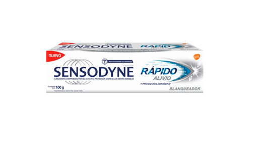 SENSODYNE RAPIDO ALIVIO BLANQUEADOR - 100 Gramos